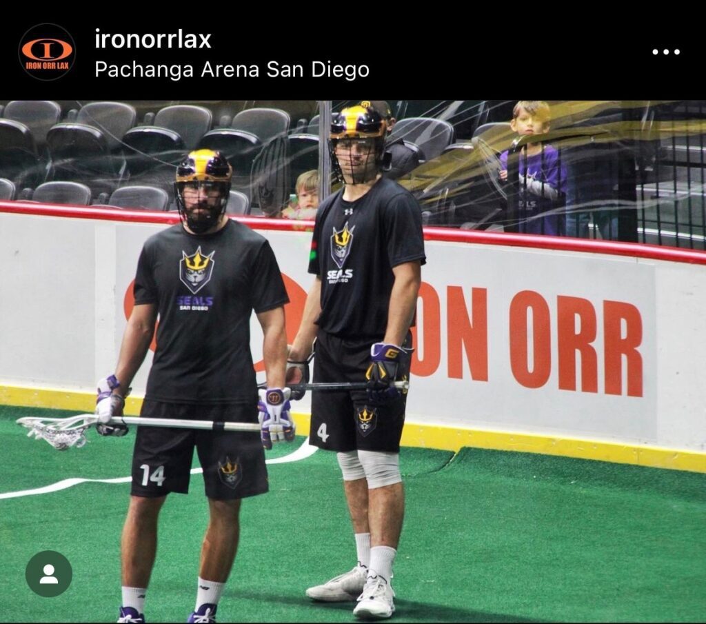 San Diego Seals Professional Lacrosse Conditioning Coaches Iron Orr