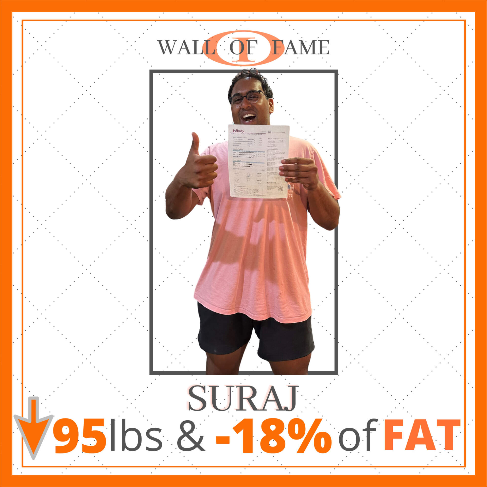 Suraj's Incredible Fitness Milestone with Iron Orr Fitness