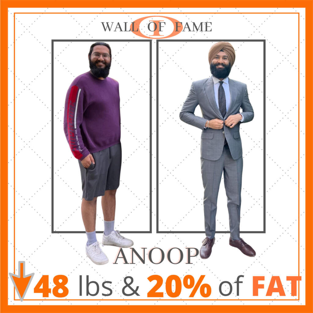 Anoop's Fitness Transformation at Iron Orr Fitness